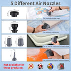 Mini Portable Air Pump with 1300Mah Battery USB Rechargeable to Inflate Deflate for Pool Floats, Air Bed, Vacuum Storage Bags